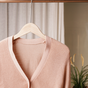 Women'S V-Neck Long-Sleeve Top