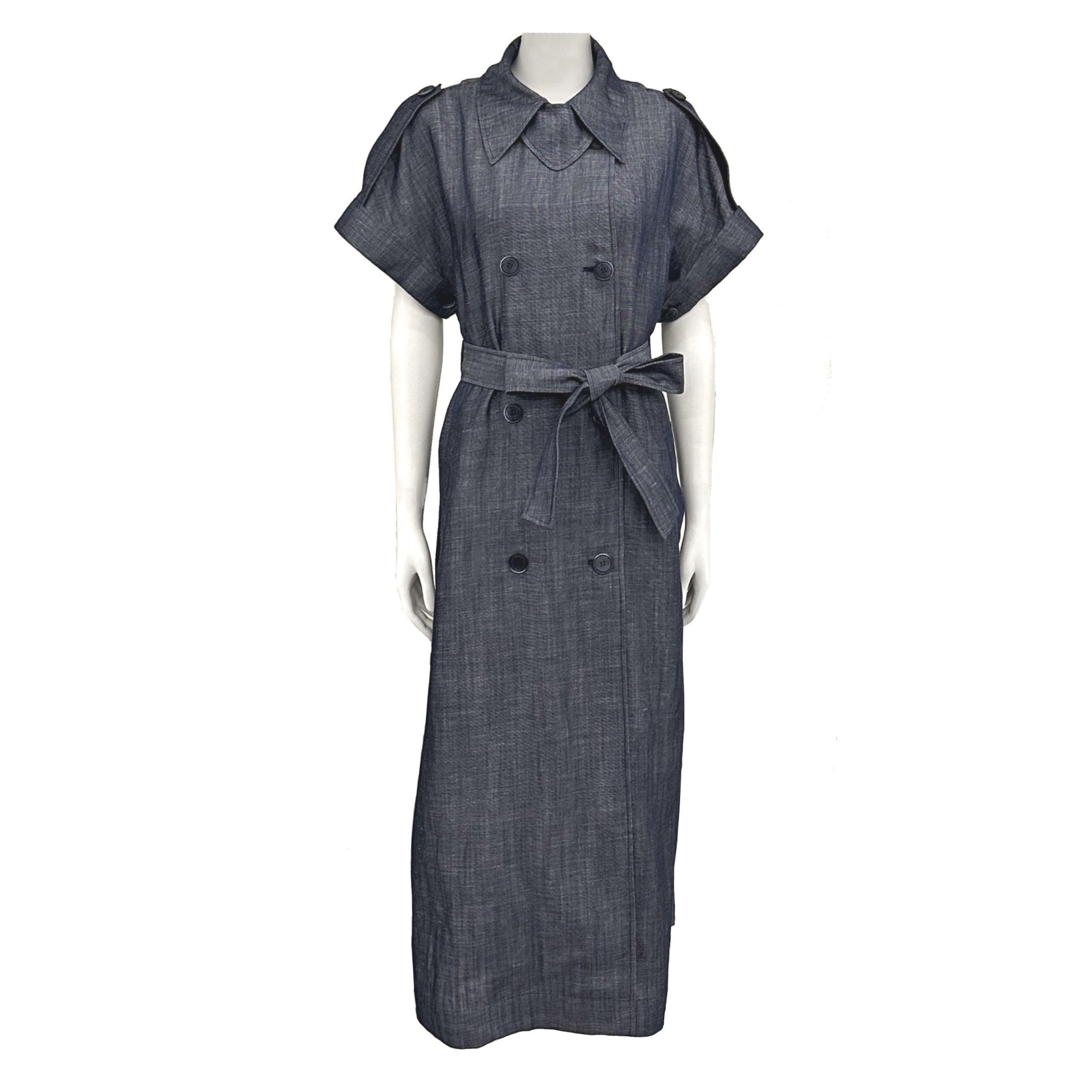 Windbreaker Style Short Sleeved Dress