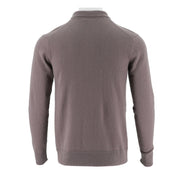 Mens Cashmere Collared Button-Up Cardigan