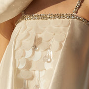 Moonlight Mini Satin Wedding Dress