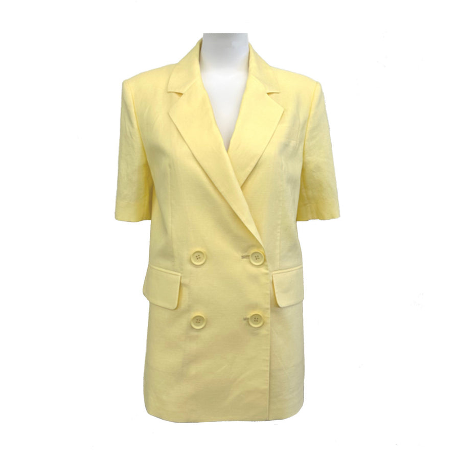 Linen Short Sleeved Suit Jacket