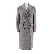 Womens Alpaca Wool Long Coat