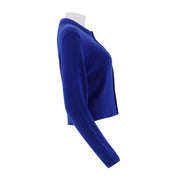 Round Neck Single Breasted Lightweight Cardigan