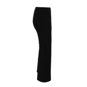 Fitted Flare Wide-Leg Trousers