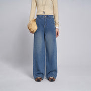 Women'S Wide Leg Denim Jeans