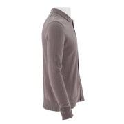 Mens Cashmere Collared Button-Up Cardigan