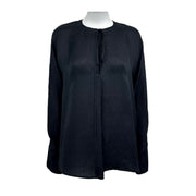 Half-Open Front Loose-Fit Shirt
