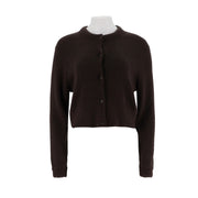Round Neck Single Breasted Lightweight Cardigan