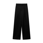 Advanced Acetic Acid Double-Sided Forged Straight Leg Pants