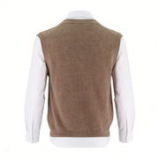 Mens Cashmere V-Neck Sweater Vest