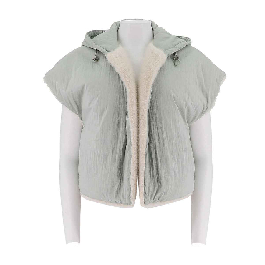 Short And Warm Woolen Vest
