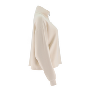 Air Layer Standing Collar Hoodie