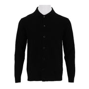 Mens Cashmere Collared Button-Up Cardigan