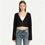 Short V-Neck Top
