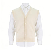 Mens Cashmere V-Neck Sweater Vest