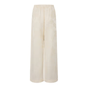 Lightweight Jacquard Elastic Waisted Pants