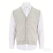 Mens Cashmere V-Neck Sweater Vest