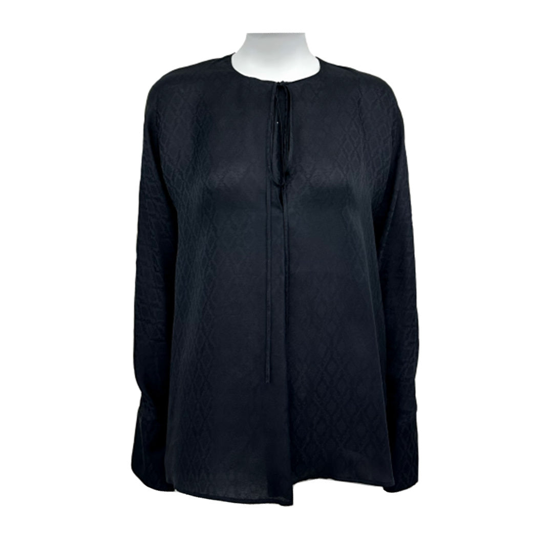 Half-Open Front Loose-Fit Shirt