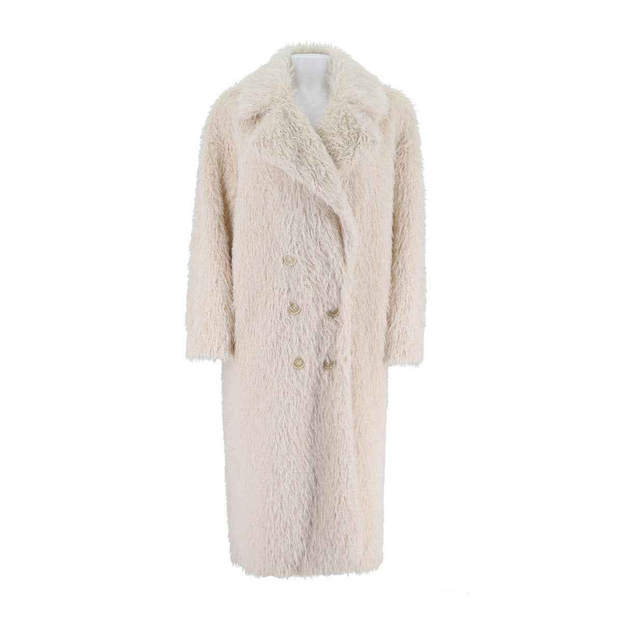 Long Length Woolen Cashmere Coat