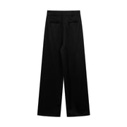 Advanced Acetic Acid Double-Sided Forged Straight Leg Pants