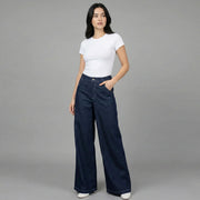 Wide Leg  Denim Jeans