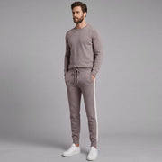 Mens Cashmere Colorblock Joggers